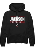 Rob Jackson Rally Cincinnati Bearcats Mens NIL Stacked Box Long Sleeve Hoodie