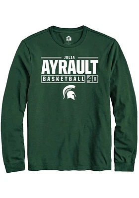 Julia Ayrault Michigan State Spartans Rally NIL Stacked Box Long Sleeve T Shirt