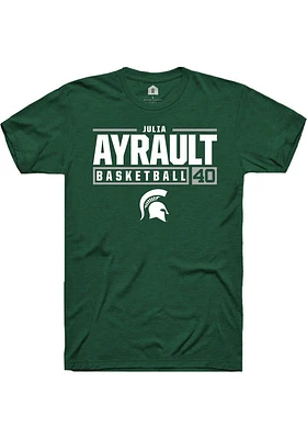 Julia Ayrault Michigan State Spartans Rally NIL Stacked Box Short Sleeve T Shirt