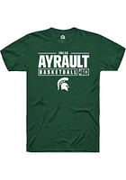 Julia Ayrault Michigan State Spartans Rally NIL Stacked Box Short Sleeve T Shirt