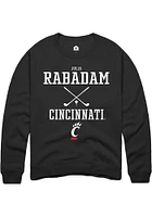 Julia Rabadam Rally Cincinnati Bearcats Mens NIL Sport Icon Long Sleeve Crew Sweatshirt