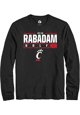 Julia Rabadam Cincinnati Bearcats Rally NIL Stacked Box Long Sleeve T Shirt