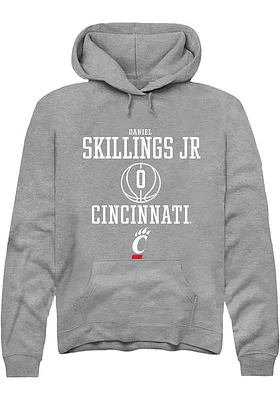 Daniel Skillings Jr.  Rally Cincinnati Bearcats Mens Graphite NIL Sport Icon Long Sleeve Hoodie