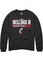 Daniel Skillings Jr. Rally Cincinnati Bearcats Mens NIL Stacked Box Long Sleeve Crew Sweats