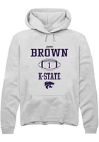 Jayce Brown Rally K-State Wildcats Mens NIL Sport Icon Long Sleeve Hoodie