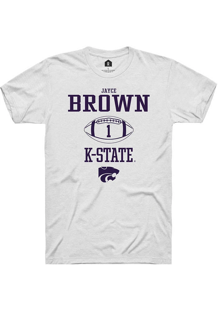 Jayce Brown K-State Wildcats Rally NIL Sport Icon Short Sleeve T Shirt