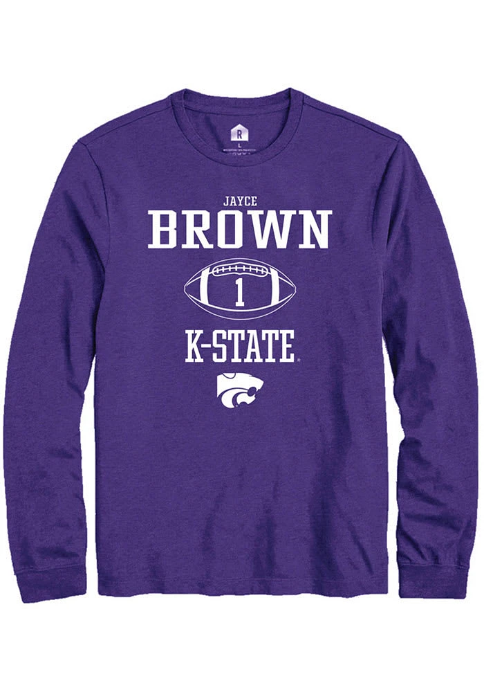 Jayce Brown K-State Wildcats Rally NIL Sport Icon Long Sleeve T Shirt