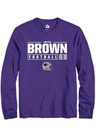 Jayce Brown K-State Wildcats Rally NIL Stacked Box Long Sleeve T Shirt