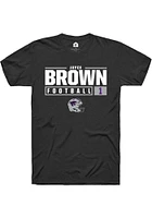 Jayce Brown K-State Wildcats Rally NIL Stacked Box Short Sleeve T Shirt
