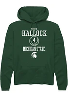 Theryn Hallock Rally Michigan State Spartans Mens NIL Sport Icon Long Sleeve Hoodie