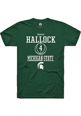 Theryn Hallock Michigan State Spartans Rally NIL Sport Icon Short Sleeve T Shirt