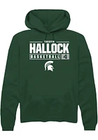 Theryn Hallock Rally Michigan State Spartans Mens NIL Stacked Box Long Sleeve Hoodie