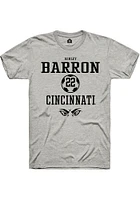 Ashley Barron  Cincinnati Bearcats Ash Rally NIL Sport Icon Short Sleeve T Shirt