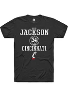 A'riel Jackson Cincinnati Bearcats Rally NIL Sport Icon Short Sleeve T Shirt