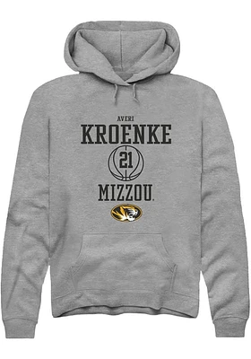 Averi Kroenke  Rally Missouri Tigers Mens Graphite NIL Sport Icon Long Sleeve Hoodie