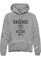Averi Kroenke  Rally Missouri Tigers Mens Graphite NIL Sport Icon Long Sleeve Hoodie