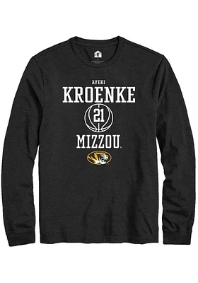 Averi Kroenke  Missouri Tigers Black Rally NIL Sport Icon Long Sleeve T Shirt