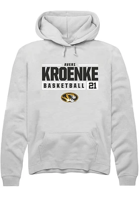 Averi Kroenke Rally Missouri Tigers Mens NIL Stacked Box Long Sleeve Hoodie