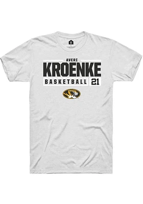 Averi Kroenke Missouri Tigers Rally NIL Stacked Box Short Sleeve T Shirt