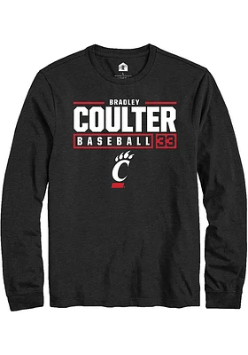 Bradley Coulter Cincinnati Bearcats Rally NIL Stacked Box Long Sleeve T Shirt