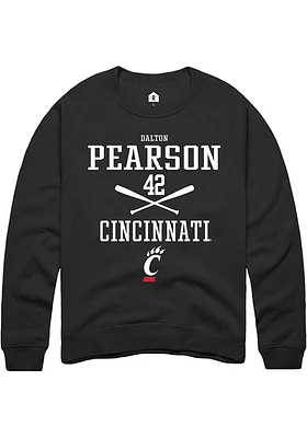 Dalton Pearson Rally Cincinnati Bearcats Mens NIL Sport Icon Long Sleeve Crew Sweatshirt