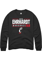 Gavin Ehrhardt Rally Cincinnati Bearcats Mens NIL Stacked Box Long Sleeve Crew Sweatshirt