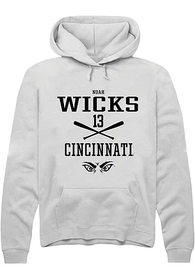 Noah Wicks Rally Cincinnati Bearcats Mens NIL Sport Icon Long Sleeve Hoodie