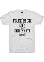 Cj Fredrick Cincinnati Bearcats Rally NIL Sport Icon Short Sleeve T Shirt