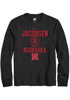 Cale Jacobsen Nebraska Cornhuskers Rally NIL Sport Icon Long Sleeve T Shirt