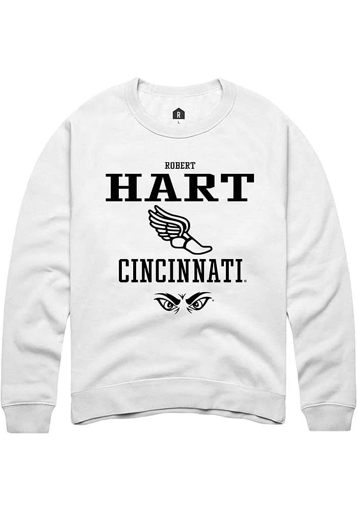 Robert Hart Rally Cincinnati Bearcats Mens NIL Sport Icon Long Sleeve Crew Sweatshirt