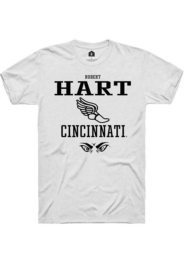 Robert Hart Cincinnati Bearcats Rally NIL Sport Icon Short Sleeve T Shirt