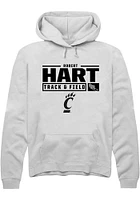 Robert Hart Rally Cincinnati Bearcats Mens NIL Stacked Box Long Sleeve Hoodie