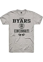 Brianna Byars  Cincinnati Bearcats Ash Rally NIL Sport Icon Short Sleeve T Shirt