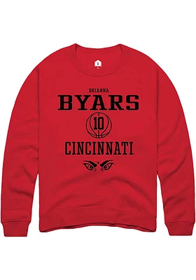 Brianna Byars Rally Cincinnati Bearcats Mens NIL Sport Icon Long Sleeve Crew Sweatshirt