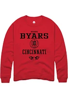 Brianna Byars Rally Cincinnati Bearcats Mens NIL Sport Icon Long Sleeve Crew Sweatshirt