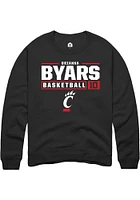 Brianna Byars Rally Cincinnati Bearcats Mens NIL Stacked Box Long Sleeve Crew Sweatshirt