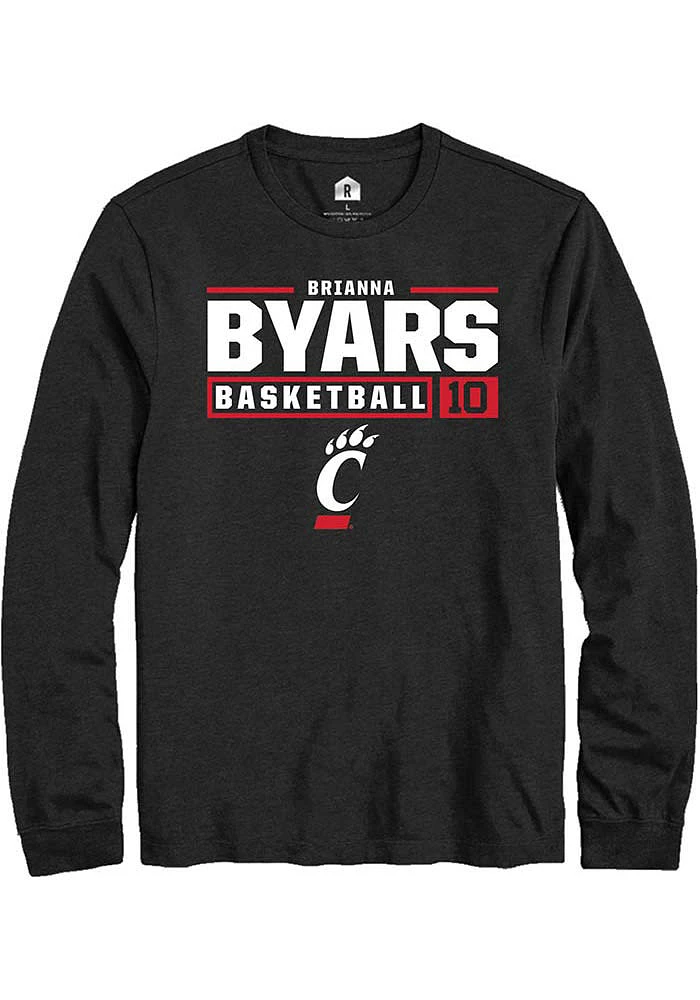 Brianna Byars Cincinnati Bearcats Rally NIL Stacked Box Long Sleeve T Shirt