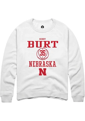 Henry Burt Rally Nebraska Cornhuskers Mens NIL Sport Icon Long Sleeve Crew Sweatshirt