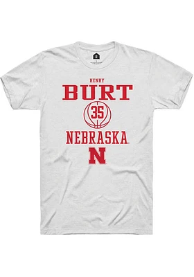 Henry Burt Nebraska Cornhuskers Rally NIL Sport Icon Short Sleeve T Shirt