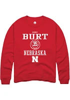 Henry Burt Rally Nebraska Cornhuskers Mens NIL Sport Icon Long Sleeve Crew Sweatshirt
