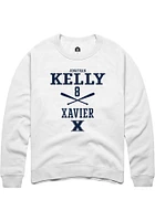 Jonathan Kelly Rally Xavier Musketeers Mens NIL Sport Icon Long Sleeve Crew Sweatshirt