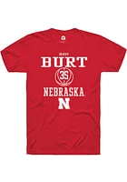 Henry Burt Nebraska Cornhuskers Rally NIL Sport Icon Short Sleeve T Shirt