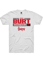 Henry Burt Nebraska Cornhuskers Rally NIL Stacked Box Short Sleeve T Shirt