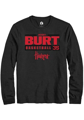 Henry Burt Nebraska Cornhuskers Rally NIL Stacked Box Long Sleeve T Shirt