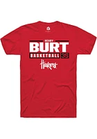 Henry Burt Nebraska Cornhuskers Rally NIL Stacked Box Short Sleeve T Shirt