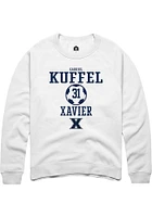 Gabriel Kuffel Rally Xavier Musketeers Mens NIL Sport Icon Long Sleeve Crew Sweatshirt