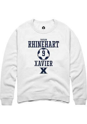 Taylor Rhinehart Rally Xavier Musketeers Mens NIL Sport Icon Long Sleeve Crew Sweatshirt