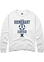 Taylor Rhinehart Rally Xavier Musketeers Mens NIL Sport Icon Long Sleeve Crew Sweatshirt