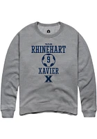 Taylor Rhinehart Rally Xavier Musketeers Mens NIL Sport Icon Long Sleeve Crew Sweatshirt