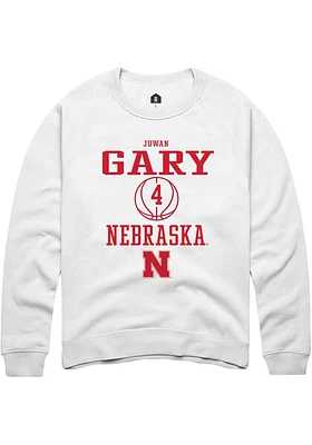 Juwan Gary Rally Nebraska Cornhuskers Mens NIL Sport Icon Long Sleeve Crew Sweatshirt